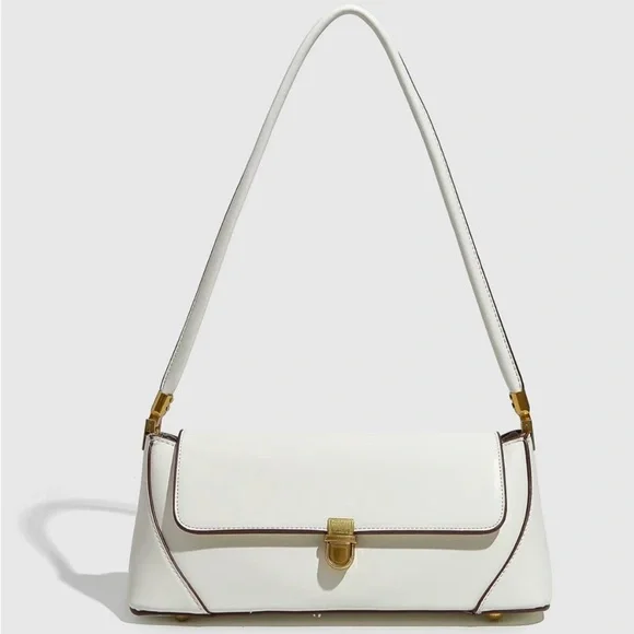 NWOT White Shoulder Purse - Picture 2 of 3